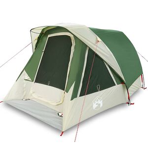 vidaXL Campingt&auml;lt 4 personer gr&ouml;n vattent&auml;tt