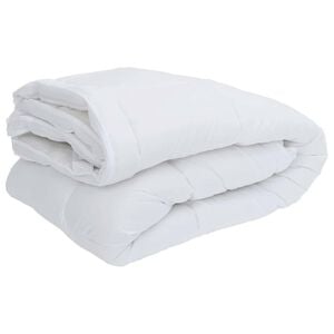 vidaXL Madrasskydd vit 200x200 cm