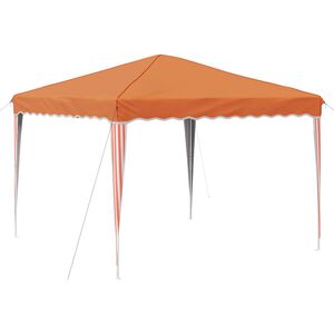 vidaXL Pop-up Partyt&auml;lt 288 x 288 x 245 cm Orange Oxford Tyg