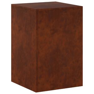vidaXL V&auml;xtst&auml;ll Rostig 40 x 40 x 60 cm V&auml;derbest&auml;ndig st&aring;l
