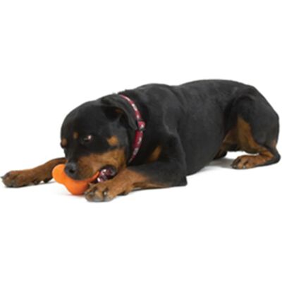 West Paw Hundleksak med Zogoflex Tux mandarinorange S