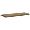 vidaXL B&auml;nk kudde SOEST 100% Polyester Taupe 100 x 40 x 5 cm
