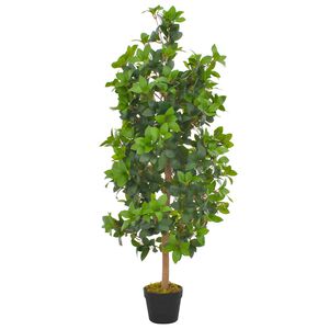 vidaXL Konstv&auml;xt Lagertr&auml;d med kruka 120 cm gr&ouml;n