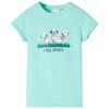 T-shirt f&ouml;r barn ljus mintgr&ouml;n 116