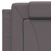 vidaXL Bed Frame "Viana" without Mattress Grey 100x200 cm Faux Leather