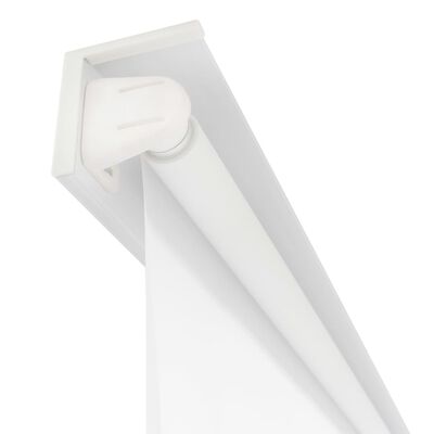vidaXL Rullgardin för dusch 80x240 cm vit