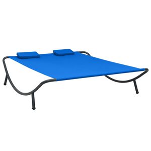 vidaXL Sols&auml;ng tyg bl&aring;