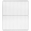vidaXL Grillgaller 40 x 35 cm Rostfritt st&aring;l Silver