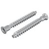 vidaXL Konfirmationsskruvar 2 st Silver &Oslash;7 x 58 mm Metall