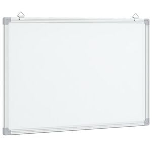 vidaXL Magnetisk whiteboard 40x30x1,7 cm aluminium