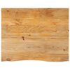 vidaXL Bordsskiva 110x80x2,5 cm levande kant massivt mangotr&auml;