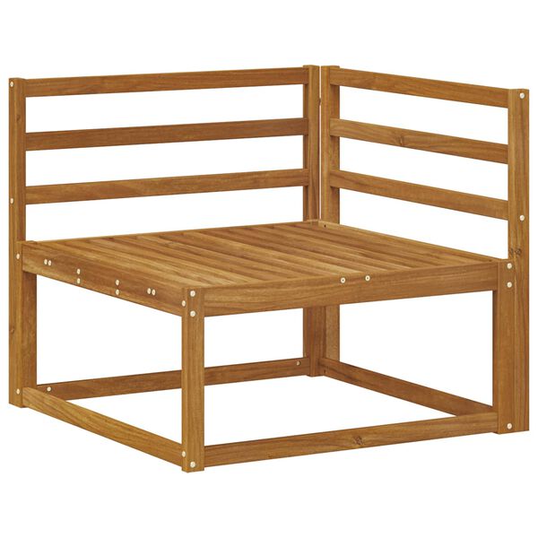 vidaXL Utomhussoffset 5 pcs Naturf&auml;rg Massivt Akaciatr&auml;