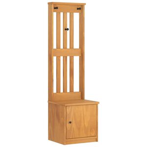 vidaXL Hallgran "SANDNES" 45x40x159,5 cm massiv tr&auml; furu