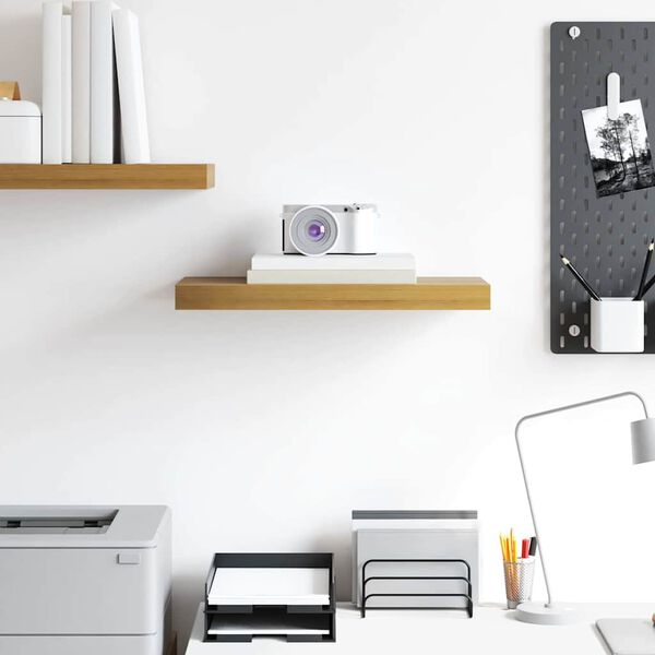 vidaXL V&auml;gg hylla V&auml;ggmonterad Brun 50 x 23 x 4 cm Konstruerat tr&auml;