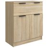 vidaXL Sk&auml;nk sonoma-ek 60x30x70 cm konstruerat tr&auml;