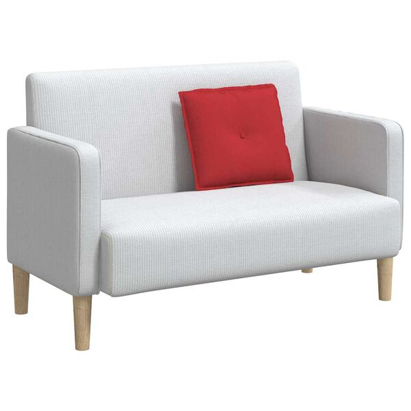 vidaXL Ryggkudde R&ouml;d 50 x 19 x 45 cm tyg