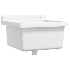 vidaXL V&auml;ggmonterat tv&auml;ttst&auml;ll vit 40x40x24 cm harts