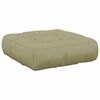 vidaXL 1-delad Sittdyna VIANEN 100% Polyester Ljusgr&ouml;n 40 x 40 x 12 cm