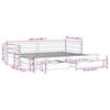 vidaXL Dagb&auml;dd utdragbar med l&aring;dor utan madrass 90x200 cm