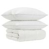 vidaXL 90% G&aring;sdun T&auml;cke Set FULDA 3 st 200 x 240 cm Alla &aring;rstider Vit