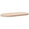 vidaXL Bordsskiva 80x40x2,5 cm massivt tr&auml; furu oval