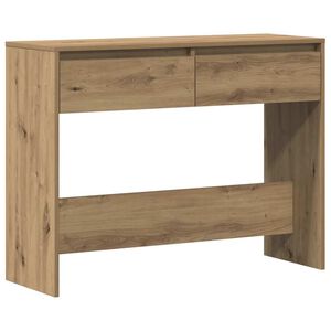 vidaXL Avlastningsbord artisan ek 100x35x76,5 cm konstruerat tr&auml;