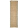 vidaXL Sisalmatta f&ouml;r kl&ouml;sstolpe 66x250 cm