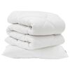 vidaXL T&auml;ckeset med kudde 2 st Vit Mikrofiber