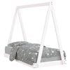 vidaXL S&auml;ngram f&ouml;r barns&auml;ng vit 70x140 cm massiv furu