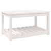 vidaXL Tr&auml;dg&aring;rdsbord vit 82,5x50,5x45 cm massiv furu