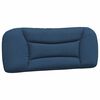 vidaXL Bed Frame without Mattress "Hvar" Blue 100x200 cm Fabric
