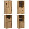 vidaXL Sidoskåp 4 st "ODDA" 40x24x79 cm massivt trä furu