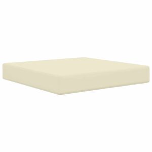 vidaXL Utomhus Soffa Kudde Kr&auml;m 60 x 60 x 8 cm Polyester