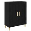 vidaXL Sideboard Svart ek 69,5 x 34 x 90 cm Konstruerat tr&auml;