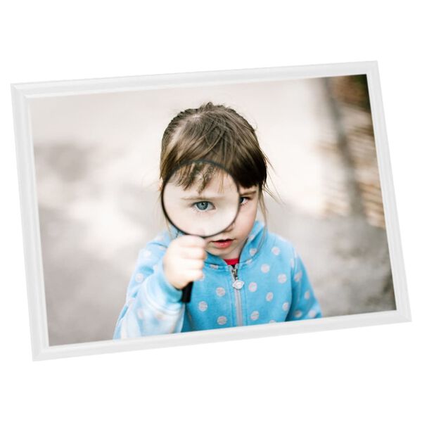 vidaXL Fotoramar 3 st f&ouml;r bord vit 15x21 cm MDF