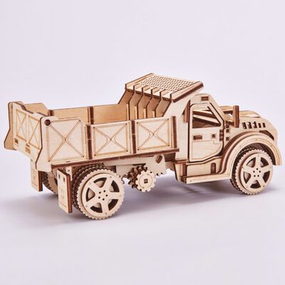 Eco-Wood-Art Byggmodell i trä pickup