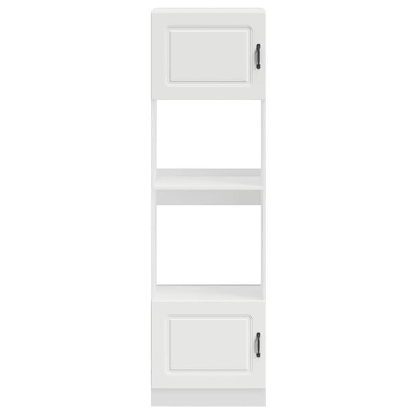 vidaXL Ugnssk&aring;p 2 st Kalmar vit konstruerat tr&auml;