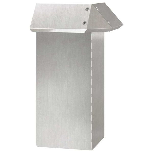 vidaXL Snigelfence Silver 13,5 x 13,5 x 25 cm Rostfritt st&aring;l