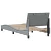 vidaXL Bed Frame without Mattress "Hanko" Light Grey 80x200 cm Fabric