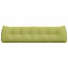 vidaXL Ryggkudde Ljusgr&ouml;n 180 x 24 x 50 cm tyg