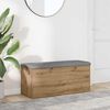 vidaXL F&ouml;rvaringsb&auml;nk hantverksm&auml;ssig ek 102x42x45 cm konstruerat tr&auml;