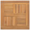 vidaXL Fyrkantig bordsskiva 40x40x2,5 cm massiv teak
