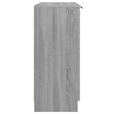 vidaXL Byrå grå sonoma 60x30x70 cm konstruerat trä