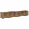 vidaXL TV-b&auml;nkset 2 pcs Artisan Ek 37 x 35 x 107cm Konstruerat tr&auml;