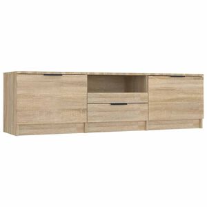 vidaXL TV-sk&aring;p Sonoma ek 140x35x40 cm konstruerat tr&auml;