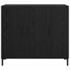 vidaXL Sideboard Svart Ek 90 x 34 x 80 cm Konstruerat tr&auml;