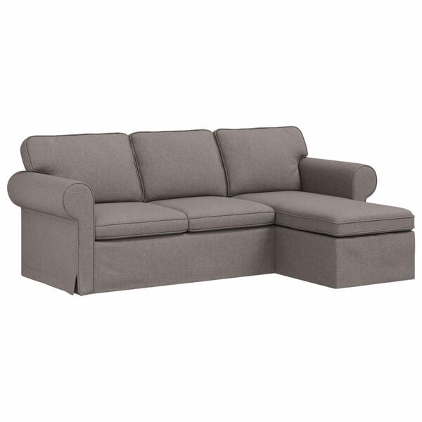 vidaXL Soffa Taupe