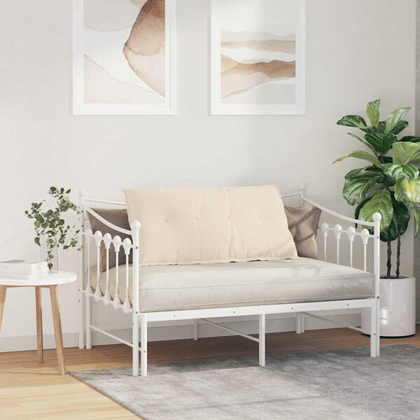 vidaXL Ryggkudde Beige 100 x 50 cm Mikrofiber Tyg