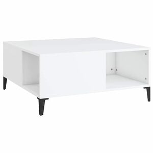 vidaXL Soffbord vit 80x80x36,5 cm konstruerat tr&auml;