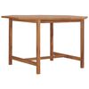 vidaXL Tr&auml;dg&aring;rdsbord 110x110x75 cm massiv teak